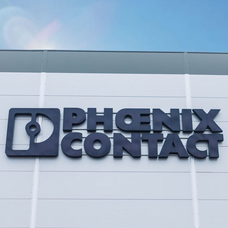Logo świetlne dla PhoenixContact E-Mobility